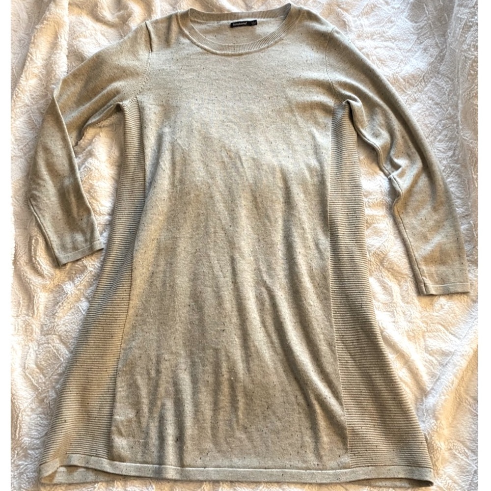 Solutions! Midi Long Sleeve Sweater Dress